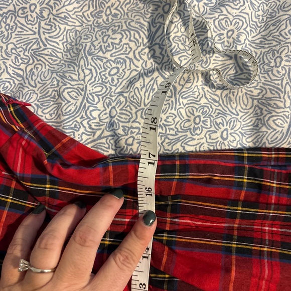 Red Tartan Plaid Sleeveless Dress JCrew Holiday - Picture 9 of 9